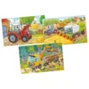 3 Puzzles Fahrzeuge 24 Teile (goki 57380)