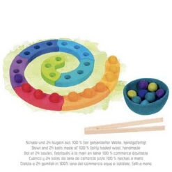 Farbsortierspiel Und Adventsspirale (goki Evolution 58354) -Spielzeugverkauf 58354 farbsortier adventsspirale