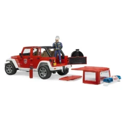 BRUDER 02528 - JEEP Wrangler Unlimited Rubicon Feuerwehr Set -Spielzeugverkauf bruder 02528 jeep wrangler rubicon feuerwehr set