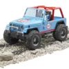 BRUDER 02541 - Jeep Cross Country Racer Blau Mit Rennfahrer