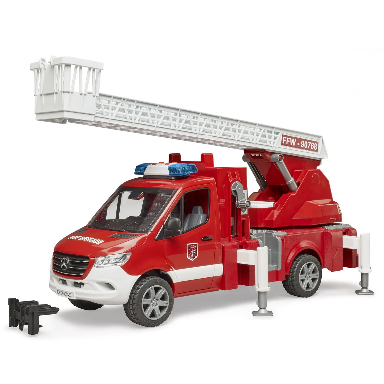 BRUDER 02673 - MB Sprinter Feuerwehr Mit Drehleiter Pumpe Light-Sound Modul 1 BRUDER 02673 - MB Sprinter Feuerwehr Mit Drehleiter Pumpe Light-Sound Modul