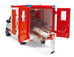 BRUDER 02676 - MB Sprinter Ambulanz Mit Fahrer Und Light - Sound Modul -Spielzeugverkauf bruder 02676 mb sprinter ambulanz trage