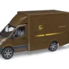 BRUDER 02678 - MB Sprinter UPS Mit Fahrer Und Zubehör