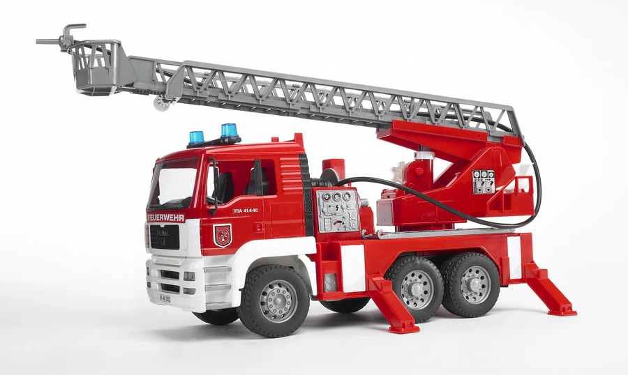 BRUDER 02771 - MAN Feuerwehr Mit Drehleiter 1 BRUDER 02771 - MAN Feuerwehr Mit Drehleiter