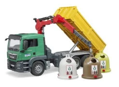 BRUDER 03753 - MAN TGS Kran LKW Mit Altglascontainer -Spielzeugverkauf bruder 03775 man tgs kran lkw glascontainer