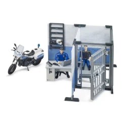 Bruder Bworld 62732 - Polizeistation Mit Polizeimotorrad -Spielzeugverkauf bruder 62732 polizeistation polizeimotorrad
