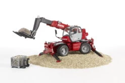 BRUDER 02129 - Manitou Teleskoplader MRT 2150 -Spielzeugverkauf bruder 02129 manitou mrt 2150 gabel