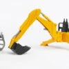 BRUDER 02338 - Heckbagger Mit Greifer