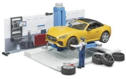 Bworld 62110 - PKW-Werkstatt Mit Figur (Bruder) -Spielzeugverkauf bworld 62110 pkw werkstatt mit roadster bruder