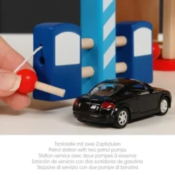 Parkhaus Aus Holz (goki 53821) -Spielzeugverkauf goki parkhaus