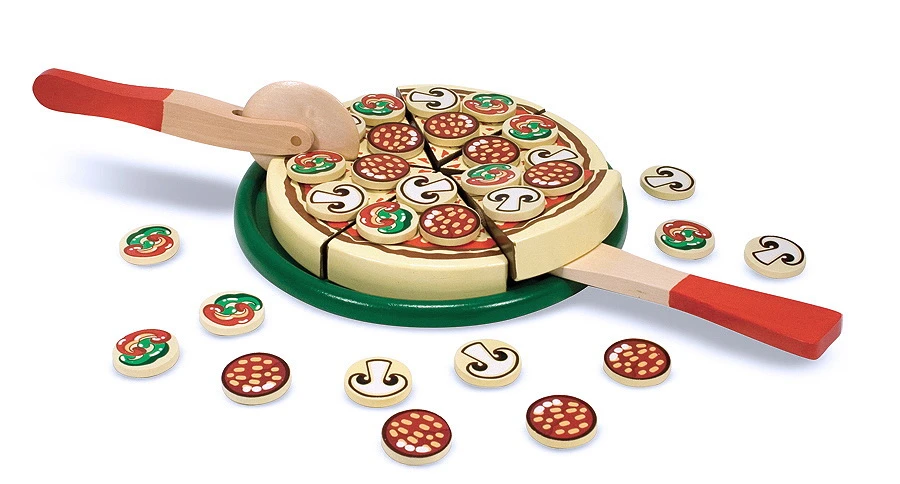 Melissa & Doug Pizza Aus Holz 3 Melissa & Doug Pizza Aus Holz – Bild 3
