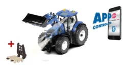 SIKU R/C 6797 - New Holland T7 315 Mit Frontlader - Bluetooth App Steuerung