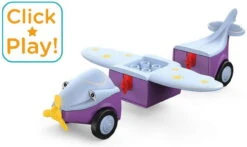 SIKU 0109 - Toddys - Conny Cloudy - Flugzeug Auto Lila Hellblau 6 SIKU 0109 - Toddys - Conny Cloudy - Flugzeug Auto Lila Hellblau -Spielzeugverkauf toddies 0109 cloudy click