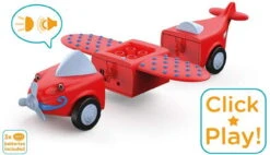 SIKU 0116 - Toddys - Leo Loopy - Flugzeug Auto Rot Hellblau